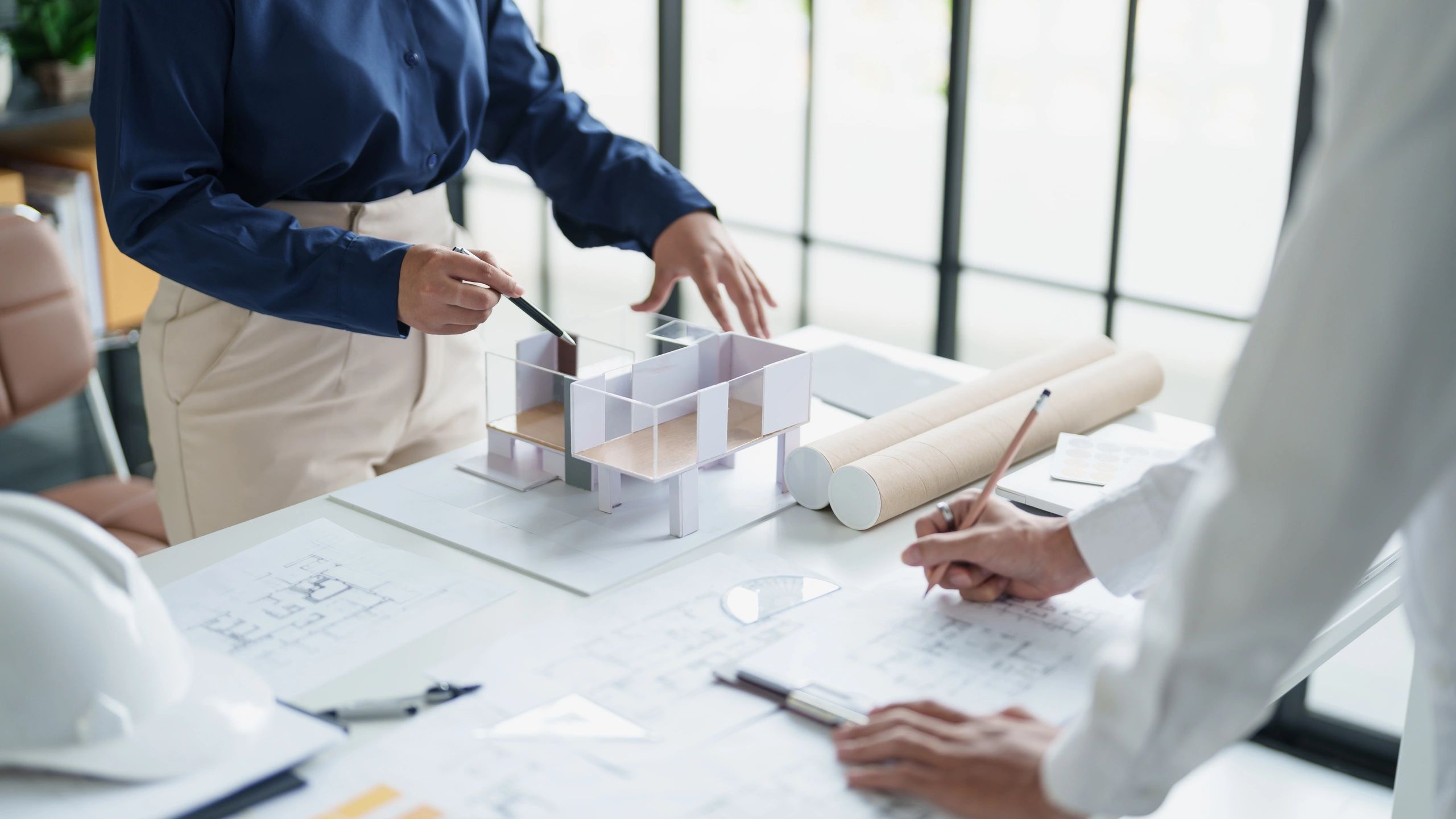 modern construction management team project